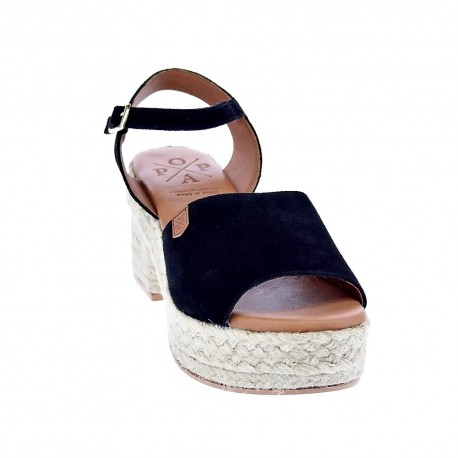 Sandalias Popa zapatos Mujer modelo Roda Serraje Negro 