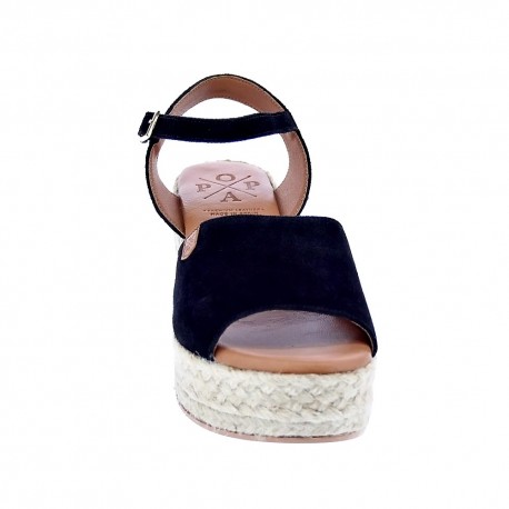 Sandalias Popa zapatos Mujer modelo Roda Serraje Negro 