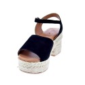 Sandalias Popa zapatos Mujer modelo Roda Serraje Negro 