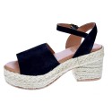 Sandalias Popa zapatos Mujer modelo Roda Serraje Negro 