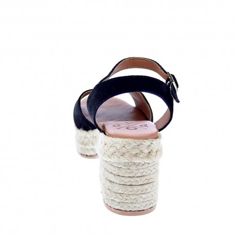 Sandalias Popa zapatos Mujer modelo Roda Serraje Negro 