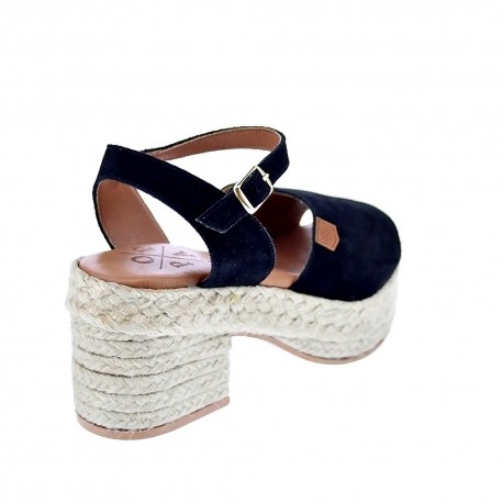 Sandalias Popa zapatos Mujer modelo Roda Serraje Negro 