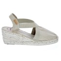 Zuecos Toni Pons zapatos Mujer modelo Ter Beige Elástico
