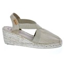 Zuecos Toni Pons zapatos Mujer modelo Ter Beige Elástico