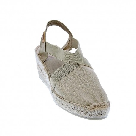 Zuecos Toni Pons zapatos Mujer modelo Ter Beige Elástico