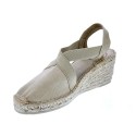 Zuecos Toni Pons zapatos Mujer modelo Ter Beige Elástico