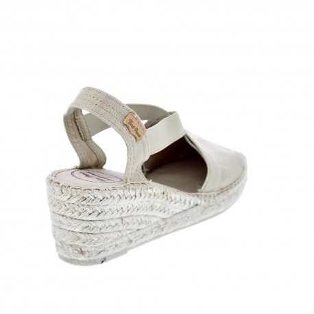 Zuecos Toni Pons zapatos Mujer modelo Ter Beige Elástico