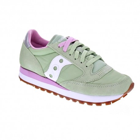 Zapatillas Saucony zapatos Mujer modelo Jazz Original Verde 