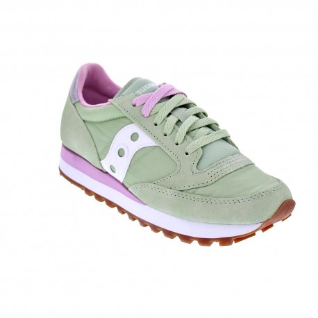 Zapatillas Saucony zapatos Mujer modelo Jazz Original Verde 