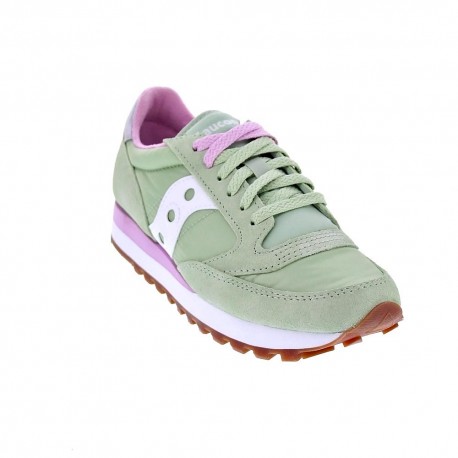 Zapatillas Saucony zapatos Mujer modelo Jazz Original Verde 