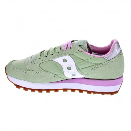 Zapatillas Saucony zapatos Mujer modelo Jazz Original Verde 
