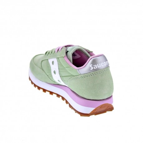 Zapatillas Saucony zapatos Mujer modelo Jazz Original Verde 