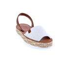 Abarcas menorquinas Popa zapatos Mujer modelo Saona Babel Blanco 