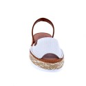 Abarcas menorquinas Popa zapatos Mujer modelo Saona Babel Blanco 