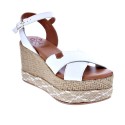 Sandalias Popa zapatos Mujer modelo Panglao Piel Blanco 