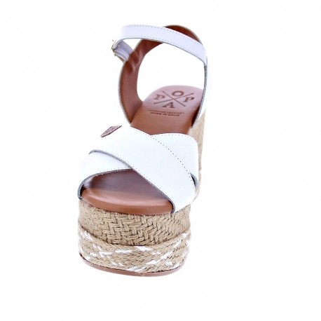 Sandalias Popa zapatos Mujer modelo Panglao Piel Blanco 