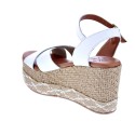 Sandalias Popa zapatos Mujer modelo Panglao Piel Blanco 