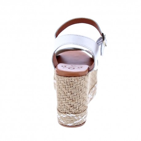 Sandalias Popa zapatos Mujer modelo Panglao Piel Blanco 