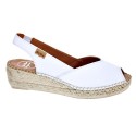 Alpargatas Toni Pons zapatos Mujer modelo Bernia Blanco 