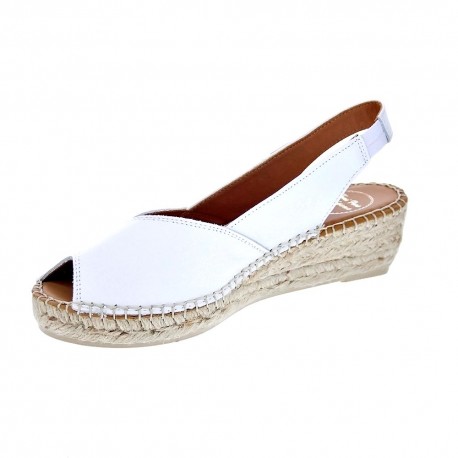 Alpargatas Toni Pons zapatos Mujer modelo Bernia Blanco 