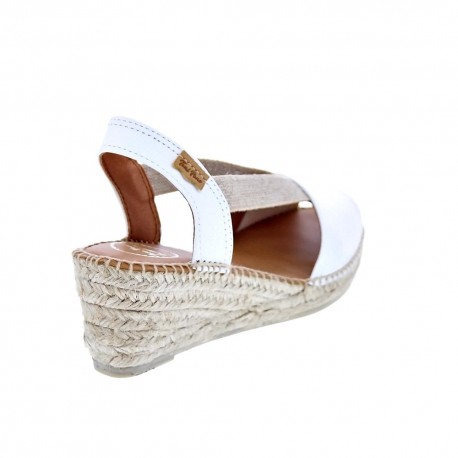 Alpargatas Toni Pons zapatos Mujer modelo Teide Blanco 