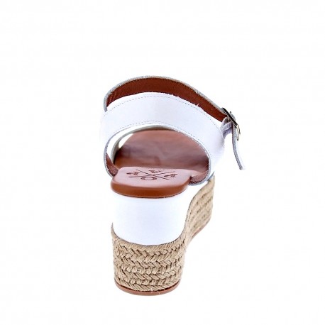 Sandalias Popa zapatos Mujer modelo Paradis Piel Blanco 