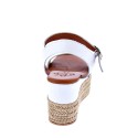 Sandalias Popa zapatos Mujer modelo Paradis Piel Blanco 