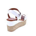 Sandalias Popa zapatos Mujer modelo Paradis Piel Blanco 