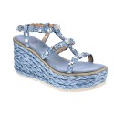 Sandalias Alma en Pena zapatos Mujer modelo V22BL1024 Azul 