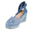 Alpargatas Alma en Pena zapatos Mujer modelo V22BL1012 Azul 
