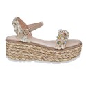 Sandalias Alma en Pena zapatos Mujer modelo V22BL1061 Beige 