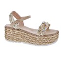 Sandalias Alma en Pena zapatos Mujer modelo V22BL1061 Beige 