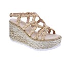 Sandalias Alma en Pena zapatos Mujer modelo V22BL1034 Beige 