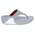 Sandalias FitFlop zapatos Mujer modelo Lulu Glitz Plata 