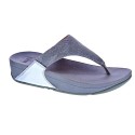 Sandalias FitFlop zapatos Mujer modelo Lulu Glitz Plata 