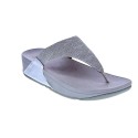 Sandalias FitFlop zapatos Mujer modelo Lulu Glitz Plata 