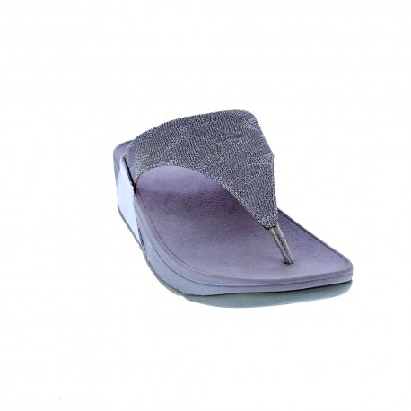Sandalias FitFlop zapatos Mujer modelo Lulu Glitz Plata 