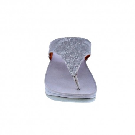 Sandalias FitFlop zapatos Mujer modelo Lulu Glitz Plata 