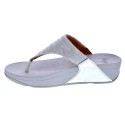 Sandalias FitFlop zapatos Mujer modelo Lulu Glitz Plata 