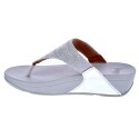 Sandalias FitFlop zapatos Mujer modelo Lulu Glitz Plata 