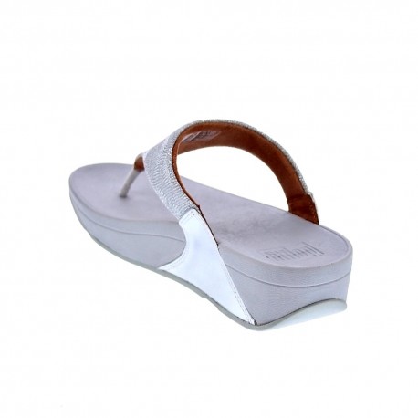 Sandalias FitFlop zapatos Mujer modelo Lulu Glitz Plata 
