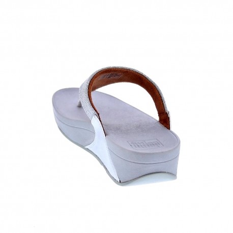 Sandalias FitFlop zapatos Mujer modelo Lulu Glitz Plata 