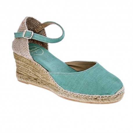 Alpargatas Toni Pons zapatos Mujer modelo Caldes Verde 