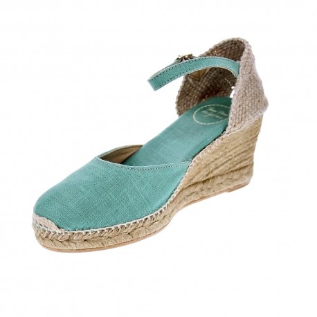Alpargatas Toni Pons zapatos Mujer modelo Caldes Verde 