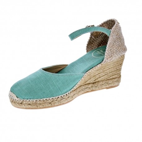 Alpargatas Toni Pons zapatos Mujer modelo Caldes Verde 