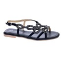 Sandalias Alma en Pena zapatos Mujer modelo V22461 Negro 