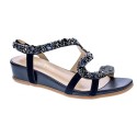 Sandalias Alma en Pena zapatos Mujer modelo V22415 Negro 