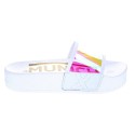 Chanclas Munich zapatos Mujer modelo Platform Iridescent Blanco 