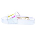 Chanclas Munich zapatos Mujer modelo Platform Iridescent Blanco 