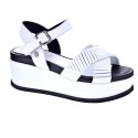 Sandalias Carmela zapatos Mujer modelo 68551 Blanco 